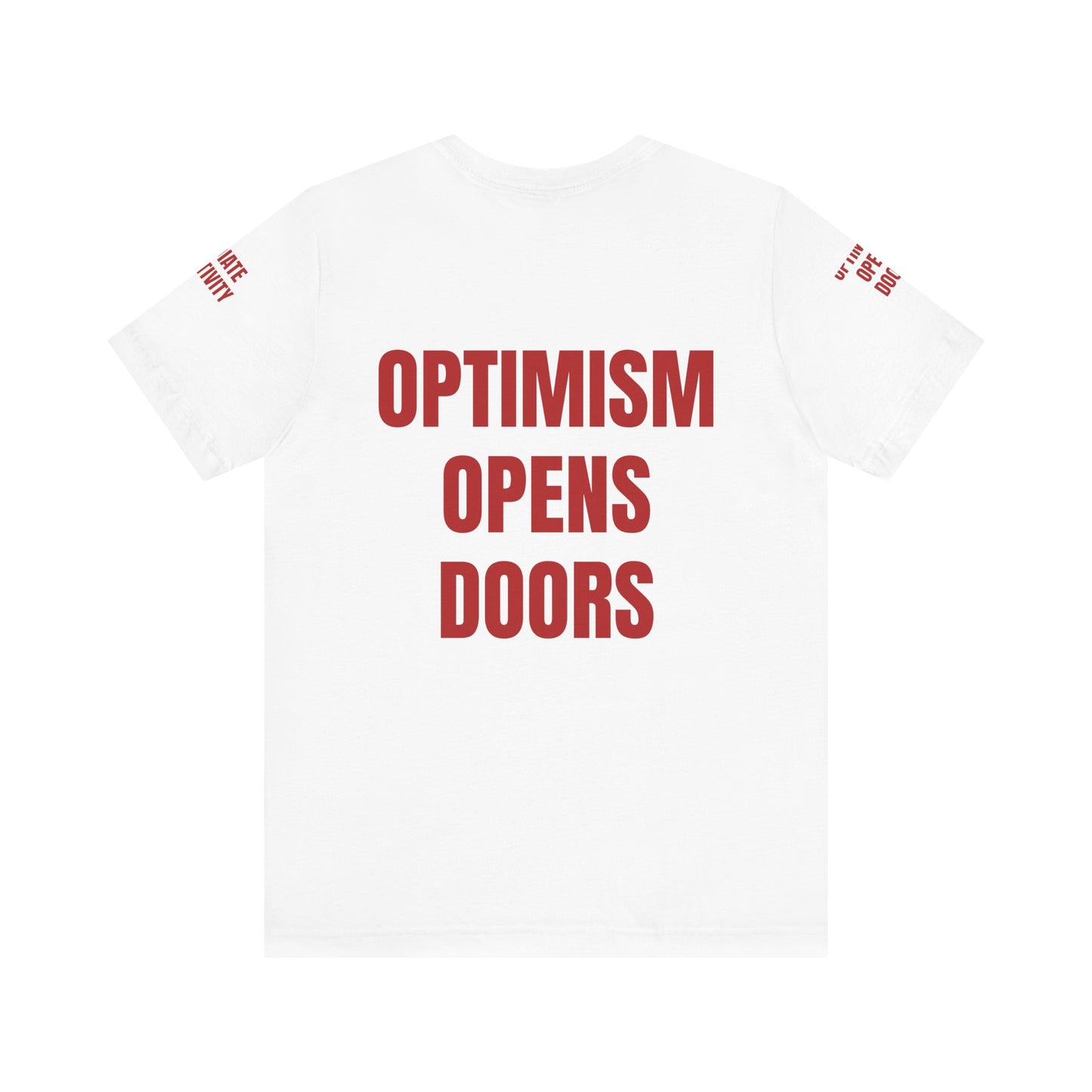 Radiate Positivity Unisex Tee, Positive Vibes T-Shirt, Optimism Graphic Shirt, Inspirational Top, Motivational Clothing, Positivity Gift