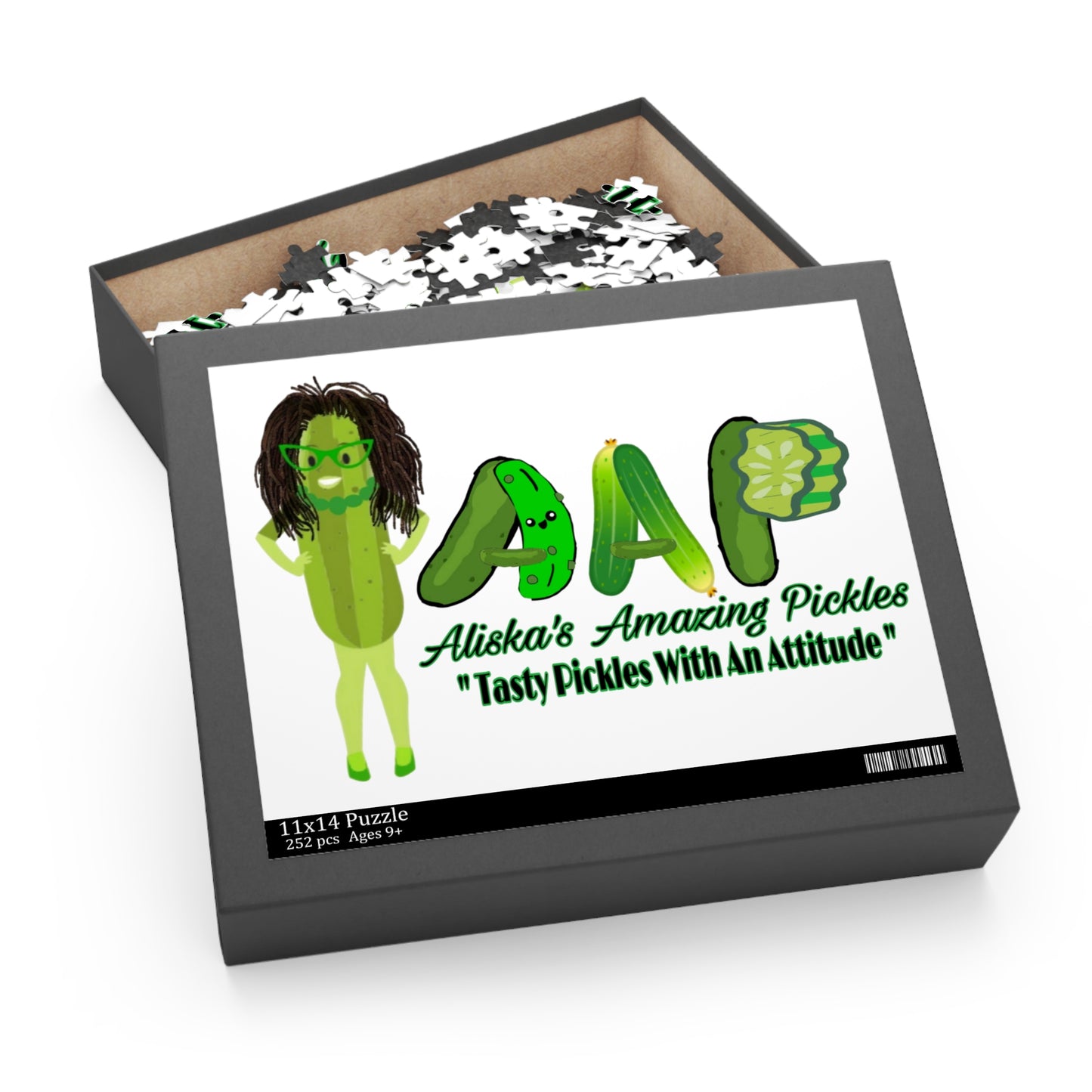 Puzzle, Aliska's Amazing Pickle Lovers 120 252 500-Piece, Jigsaw Game, Family Activity, Gift for Puzzle Enthusiasts, Brain Teaser, Hobby