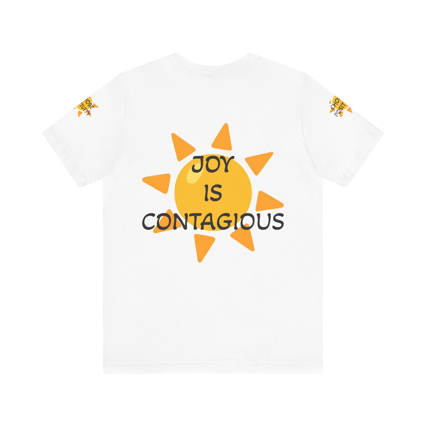 Positivity and Joy Unisex Tee, Positive Vibes Shirt, Inspirational Tshirt, Happiness Tee, Motivational Shirt