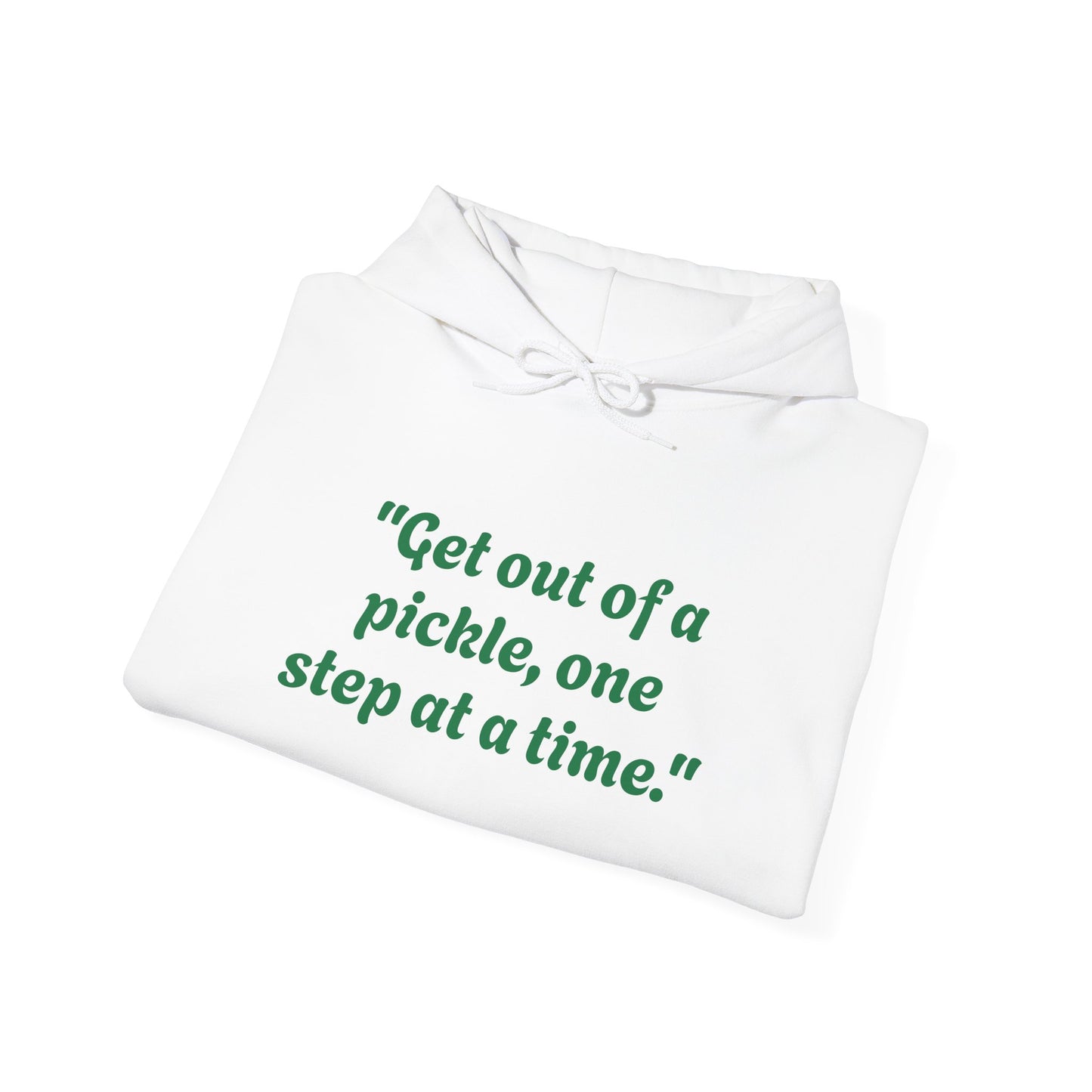Get out of a pickle, one step at a time Unisex Heavy Blend™ Hooded Sweatshirt