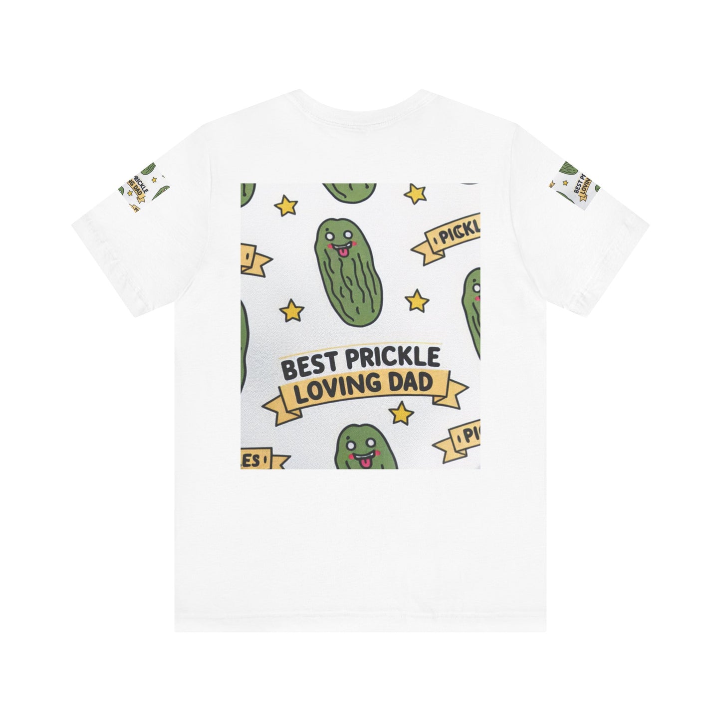 Best Prickle Dad Unisex Tee, Pickle Lover Shirt, Funny Father's Day Gift, Short Sleeve Top, Gift for Dad, Pickle Dad Shirt