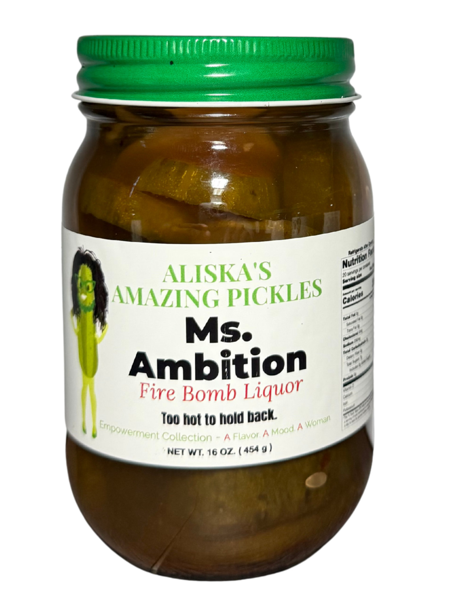 Ms. Ambition Fire Bomb Whiskey Pickles