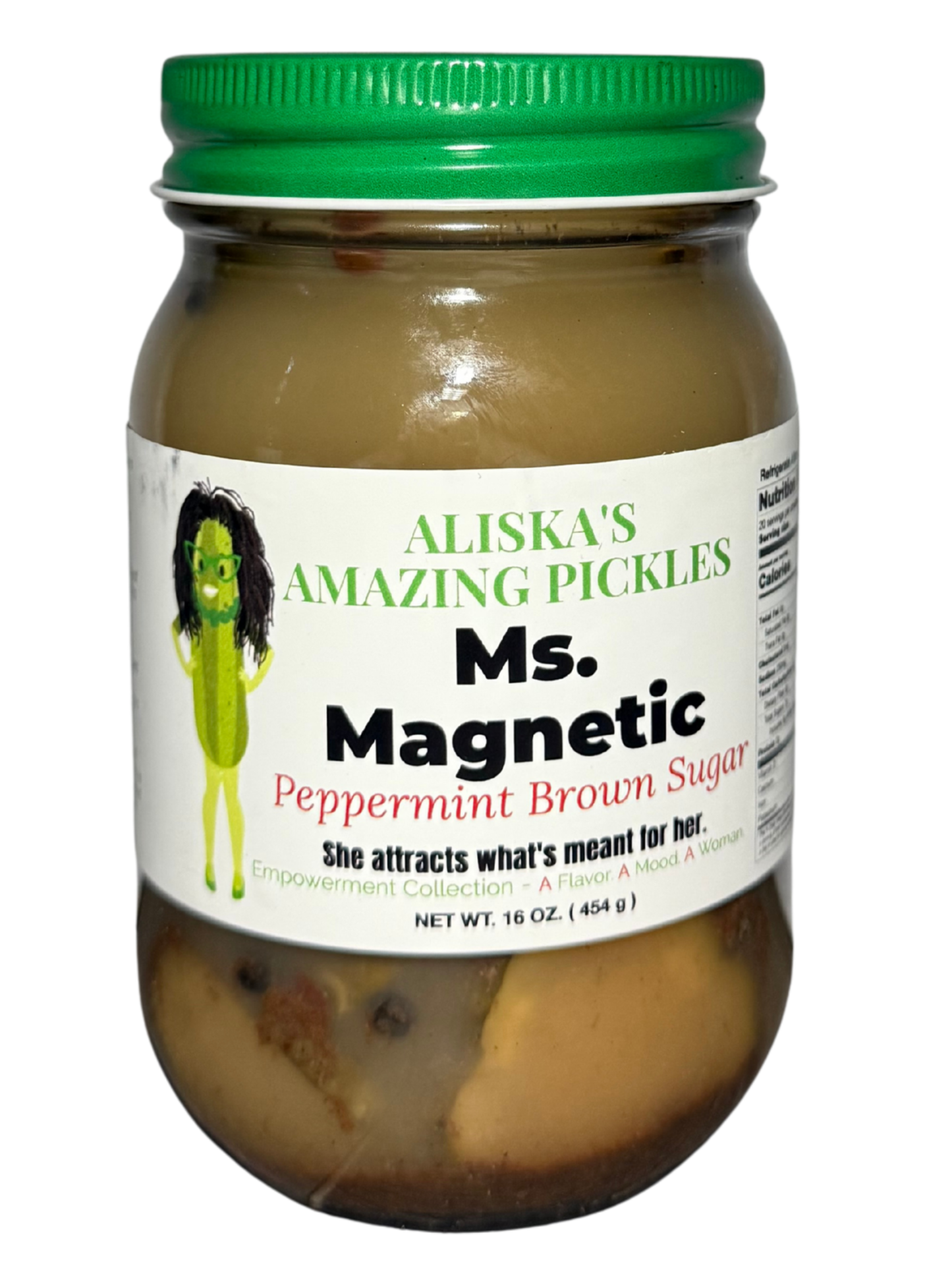 Ms. Magnetic Peppermint Brown Sugar Pickles