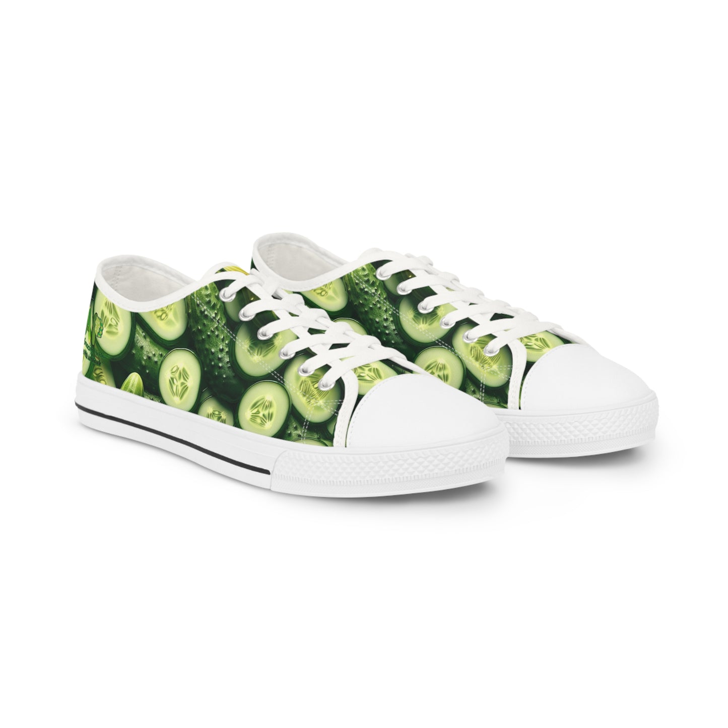 Sneakers Low Top Aliska's Amazing Pickles Empower Pickle Community of Pickle Lovers