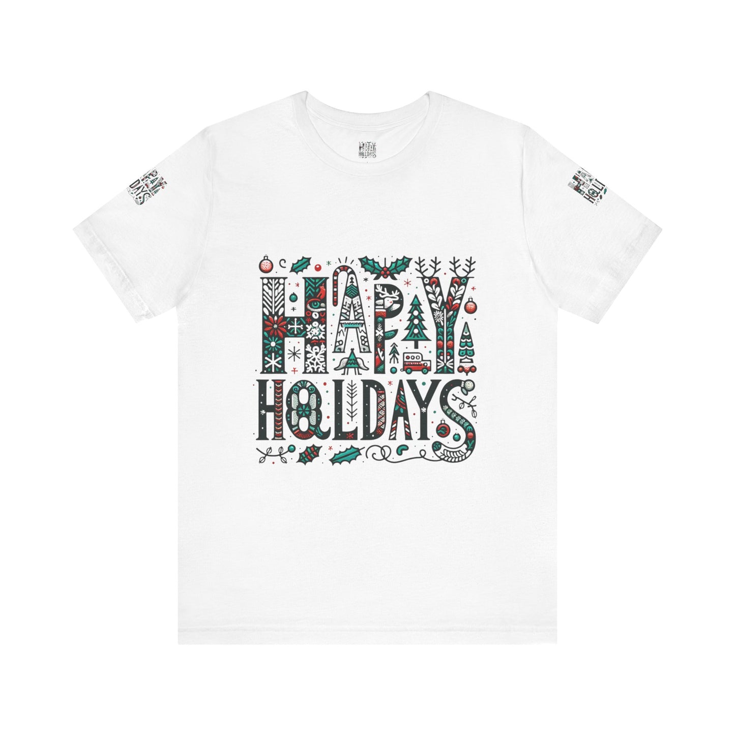 Christmas Happy Holiday T-Shirt, Festive Xmas Tee, Family Matching Shirt, Holiday Season Apparel, Christmas Party Top