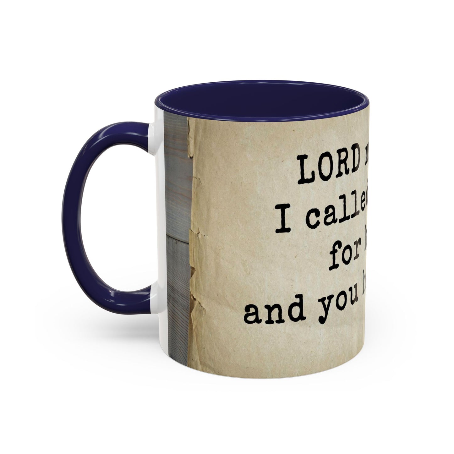 Psalms 30:2 Healing Scripture Accent Coffee Mug, 11oz