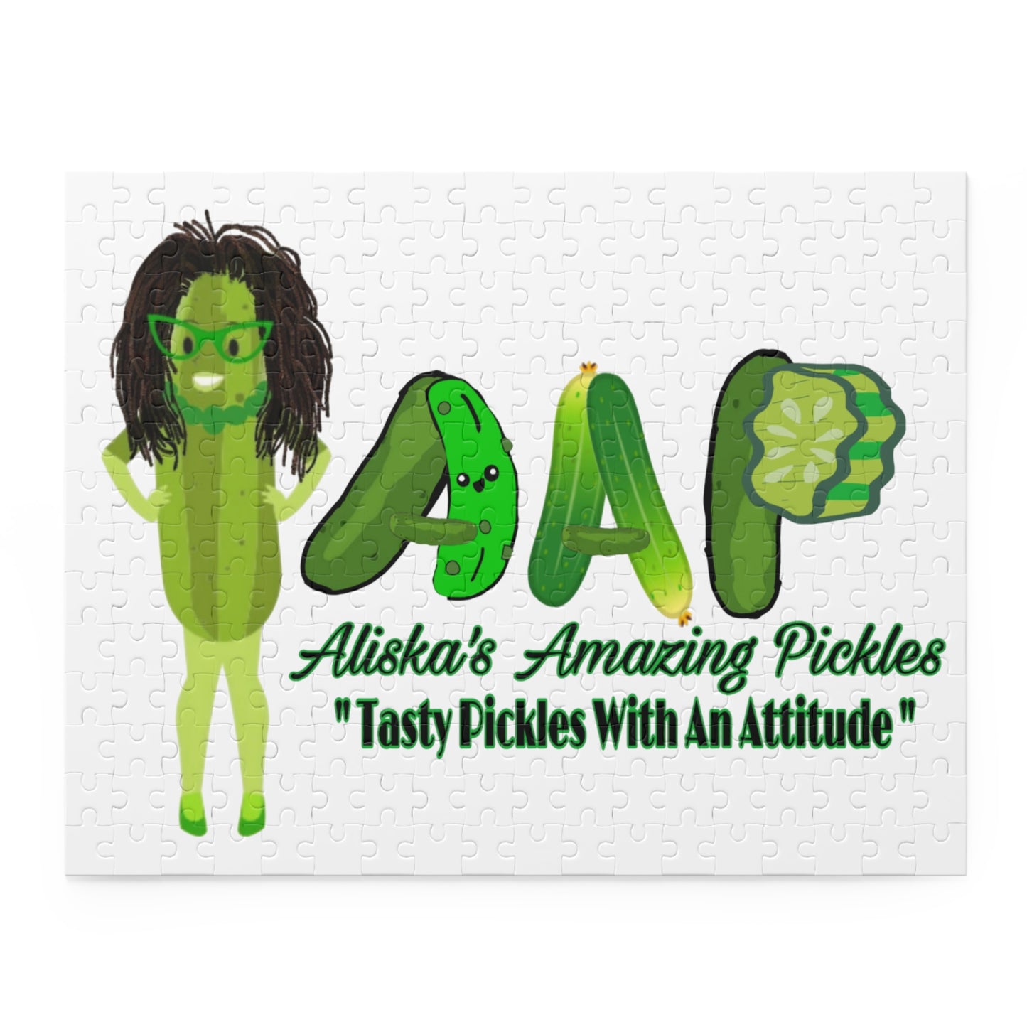 Puzzle, Aliska's Amazing Pickle Lovers 120 252 500-Piece, Jigsaw Game, Family Activity, Gift for Puzzle Enthusiasts, Brain Teaser, Hobby