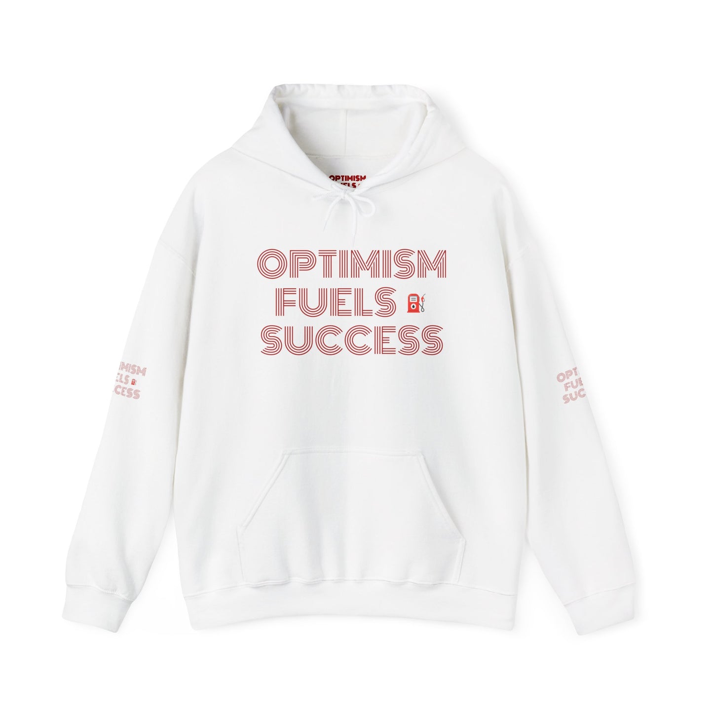 Positive Thoughts Unisex Hoodie, Optimistic Inspirational Sweatshirt, Success Motivational Jumper, Positivity Pullover, Gift for Optimists