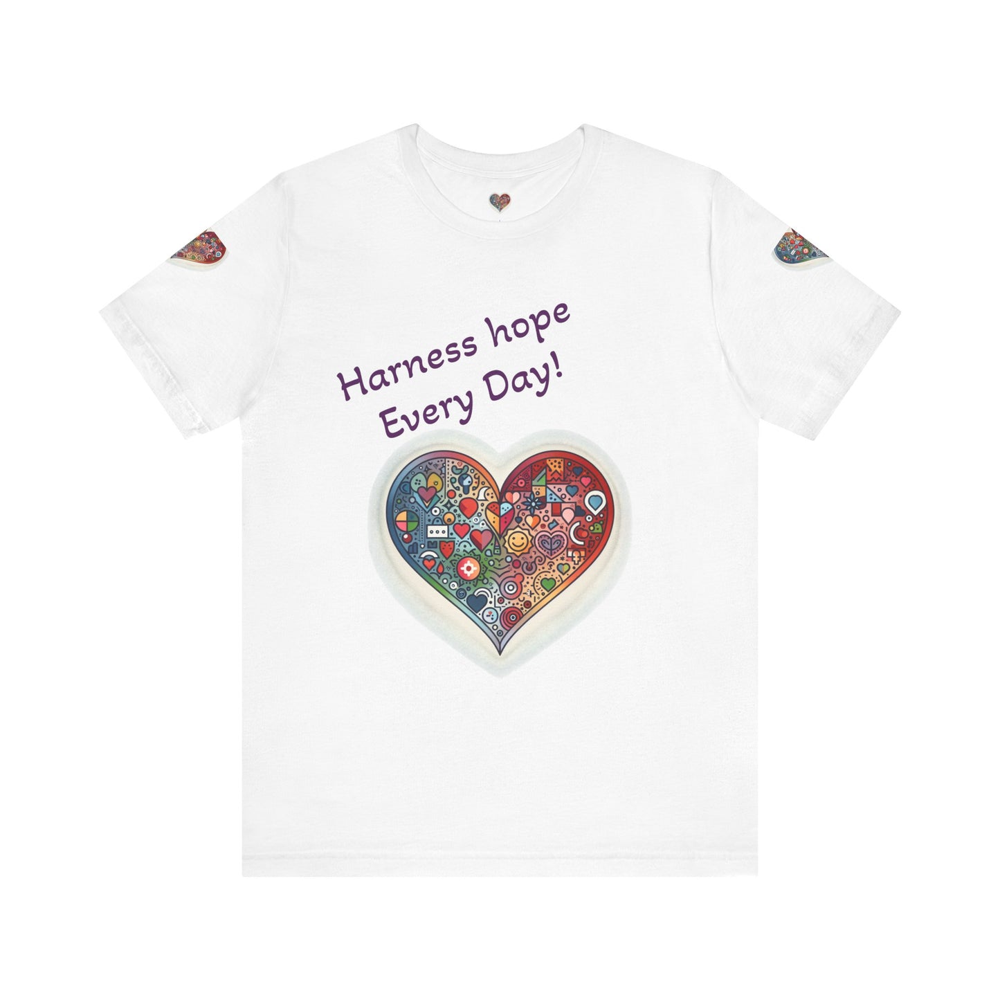 Hopeful Heart Unisex Tee, Inspirational T-Shirt, Positive Vibes Shirt, Gender Neutral Top, Motivational Tee for Men and Women