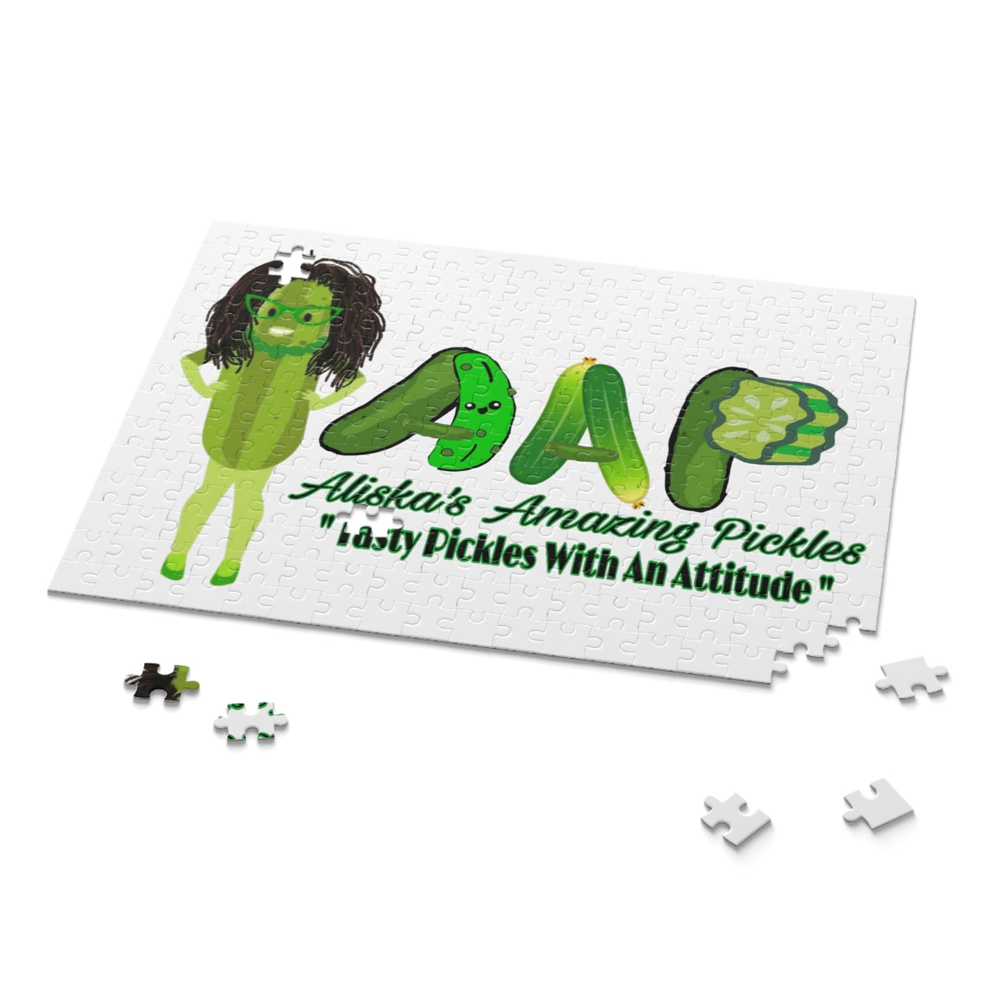 Puzzle, Aliska's Amazing Pickle Lovers 120 252 500-Piece, Jigsaw Game, Family Activity, Gift for Puzzle Enthusiasts, Brain Teaser, Hobby