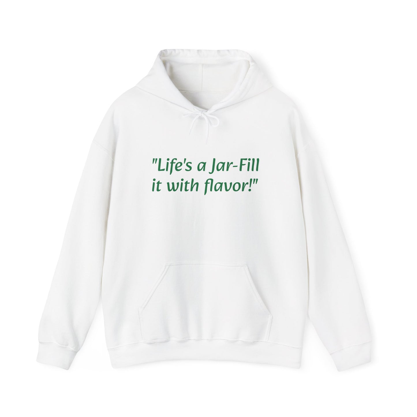 Life's a jar-fill it with flavor Unisex Heavy Blend™ Hooded Sweatshirt