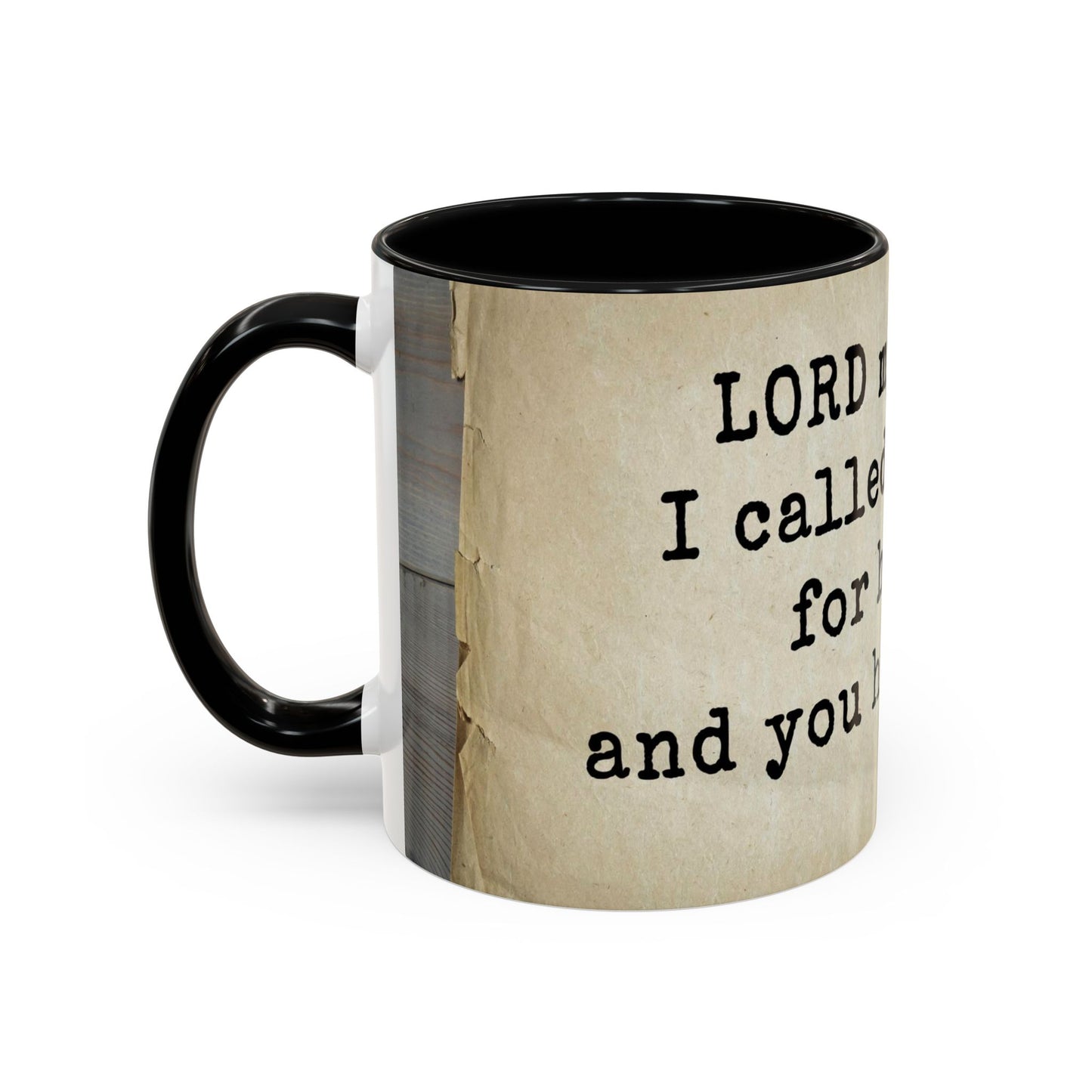 Psalms 30:2 Healing Scripture Accent Coffee Mug, 11oz