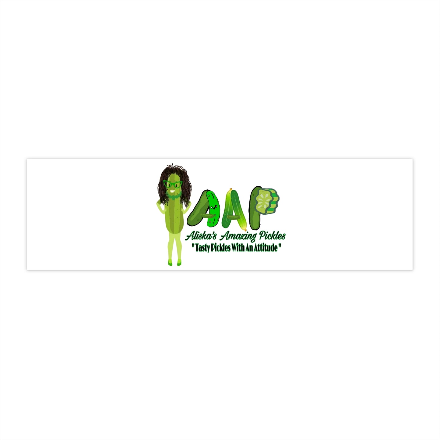 Pickle Bumper Stickers, Pickle Lover Gift, Dill Pickle Sticker, Foodie Gift, Car Decal, Laptop Sticker