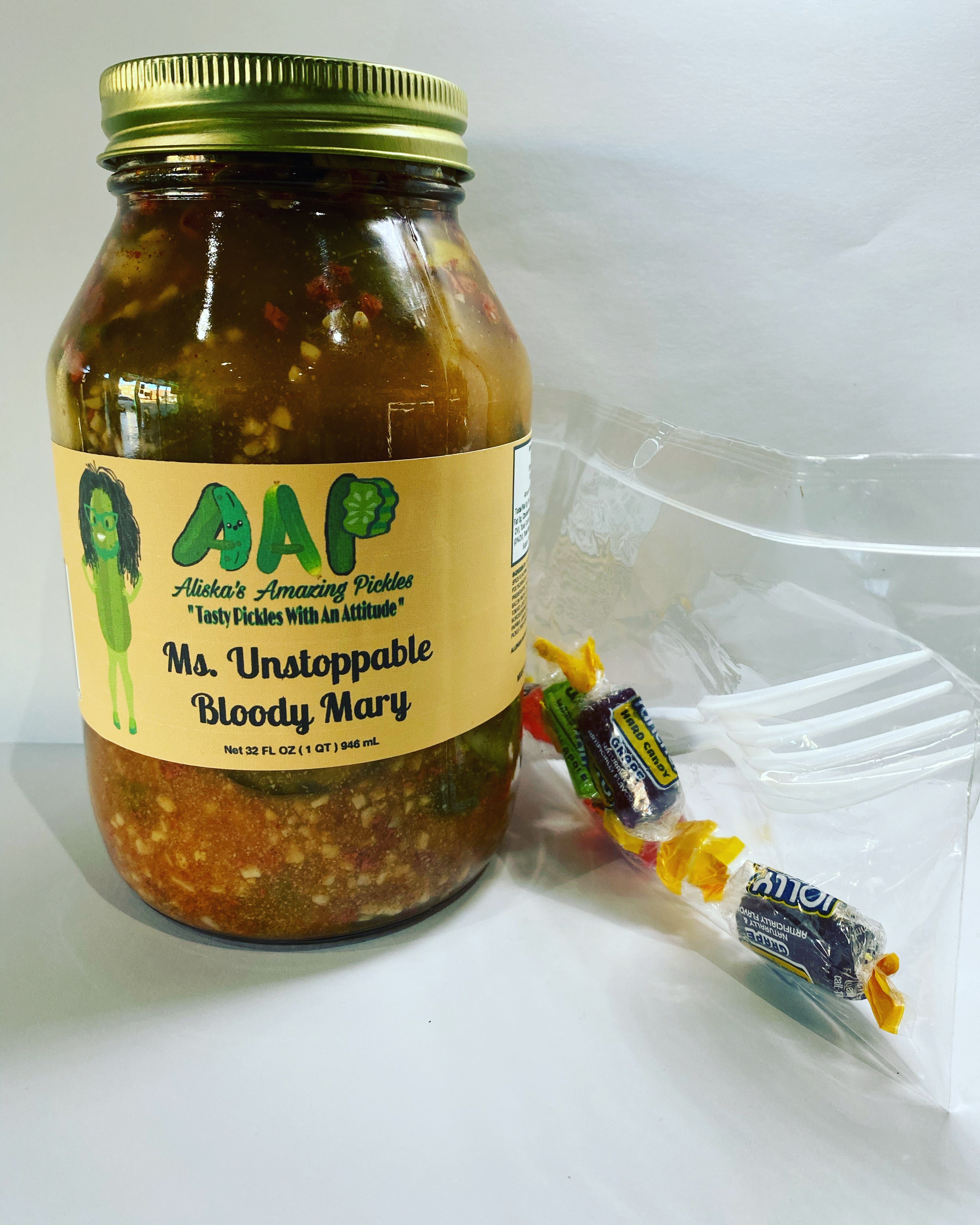 Ms. Unstoppable Bloody Mary Pickles