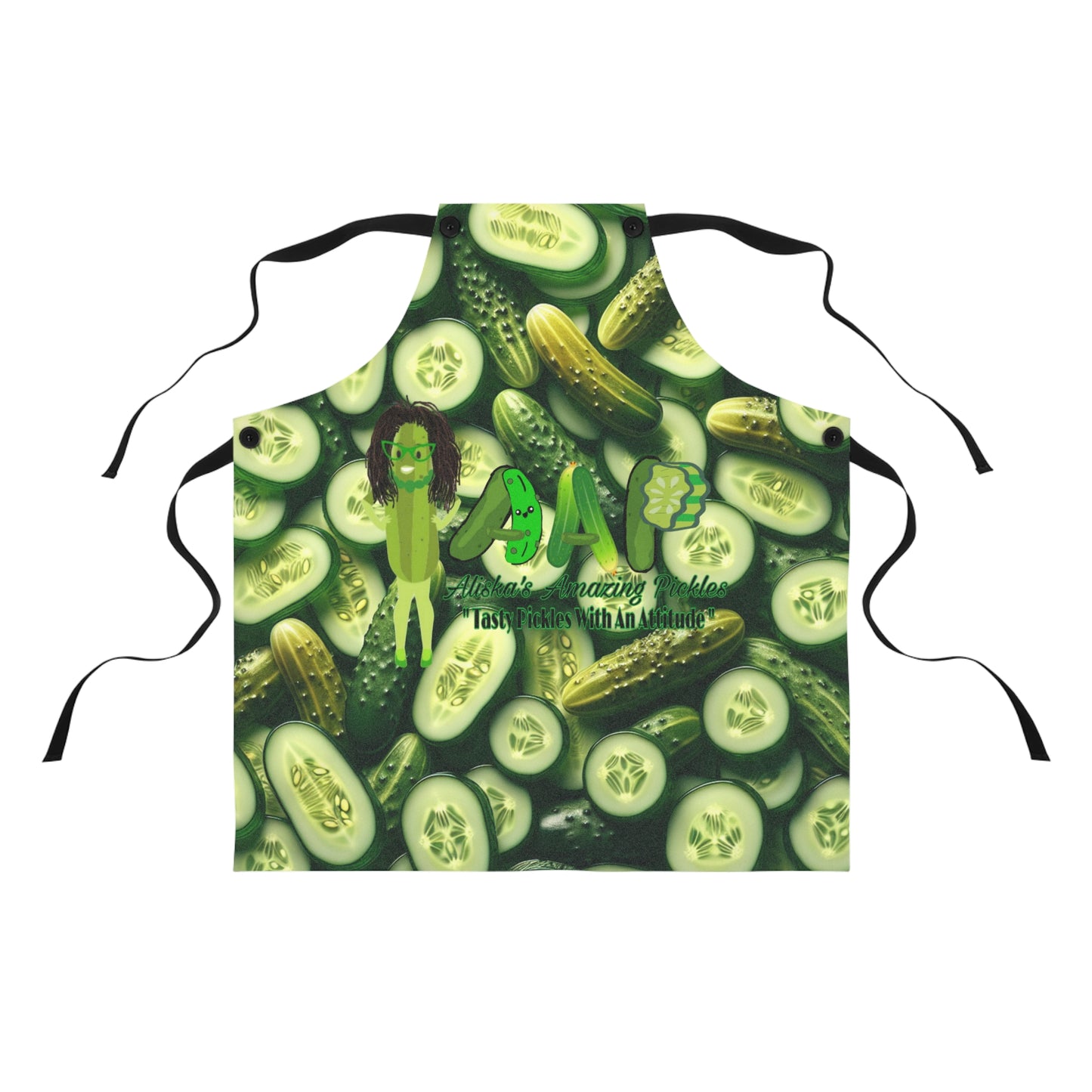 Pickle Lovers Apron, Kitchen Cooking Apron, Foodie Gift, Cooking Gift, Personalized Apron, Chef Apron