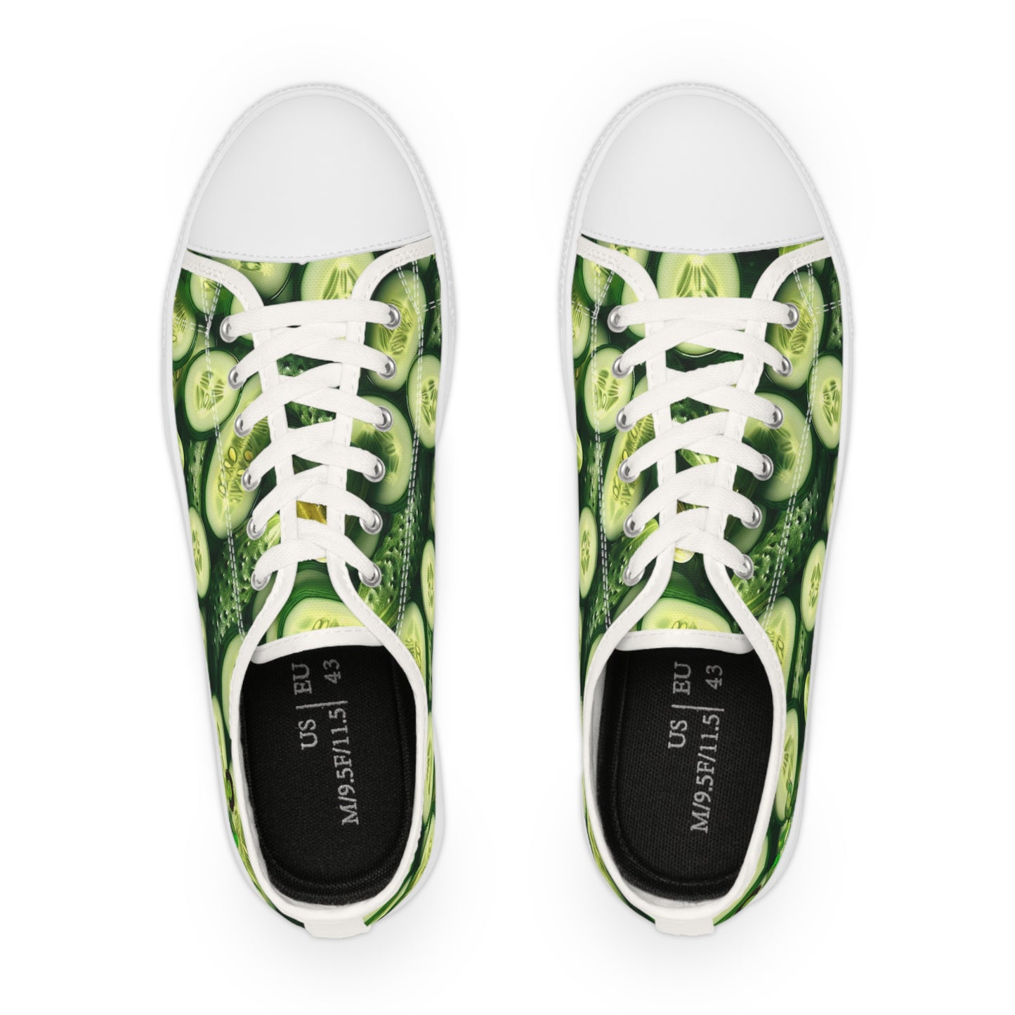 Sneakers Low Top Aliska's Amazing Pickles Empower Pickle Community of Pickle Lovers