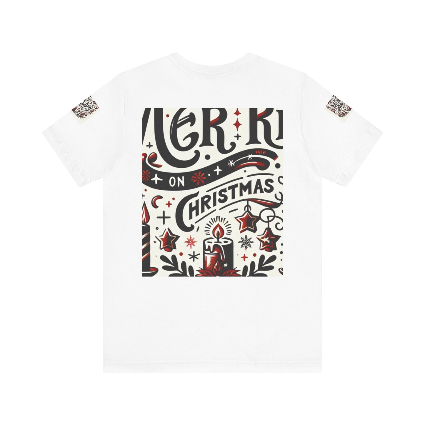 Christmas Cheer Unisex Tee, Holiday Festive T-Shirt, Merry Beiing Design Shirt, Xmas Celebration Apparel, Joyful Winter Top