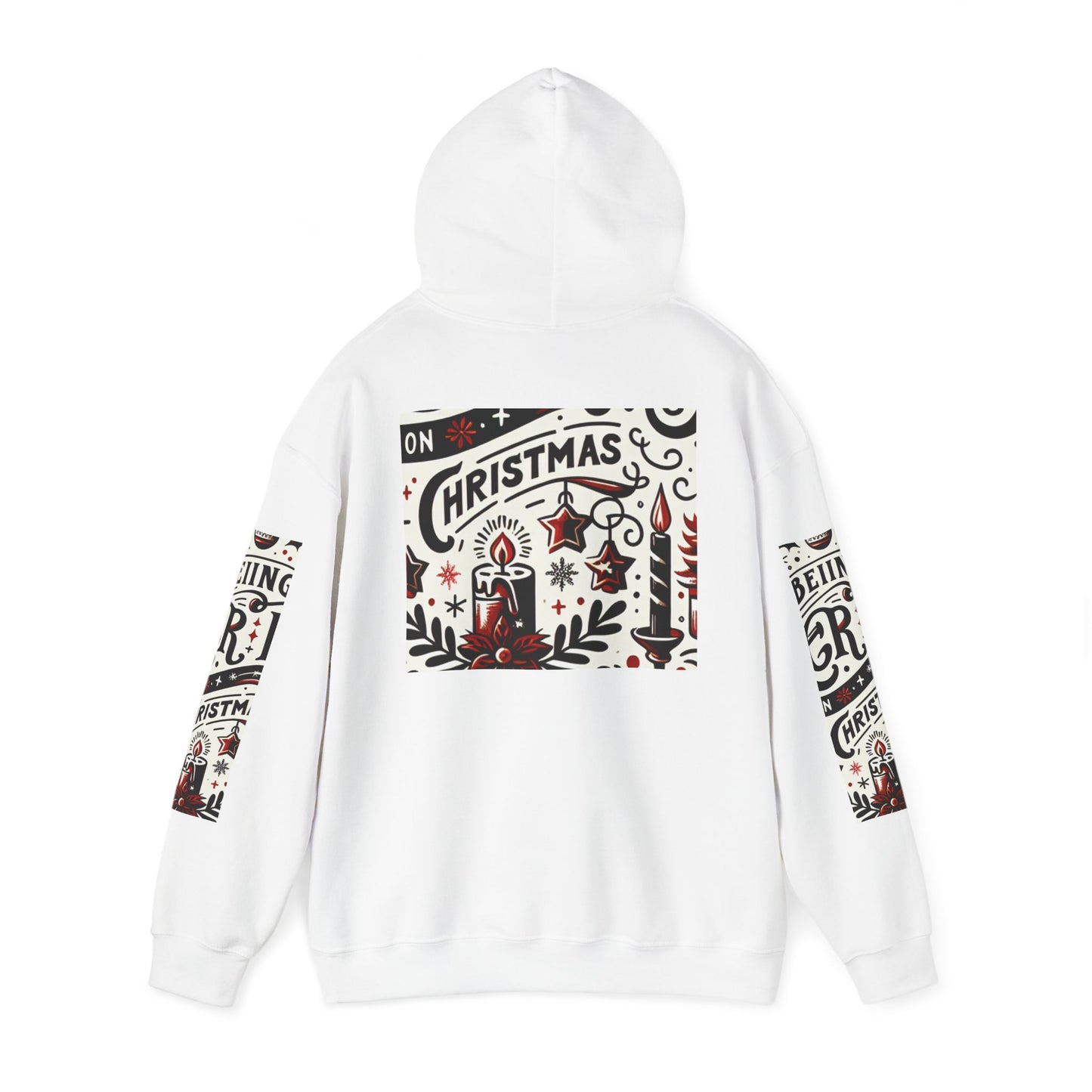 Christmas Hoodie, Holiday Sweatshirt, Festive Winter Jumper, Beiing Merrry Christmas Pullover, Xmas Gift Apparel