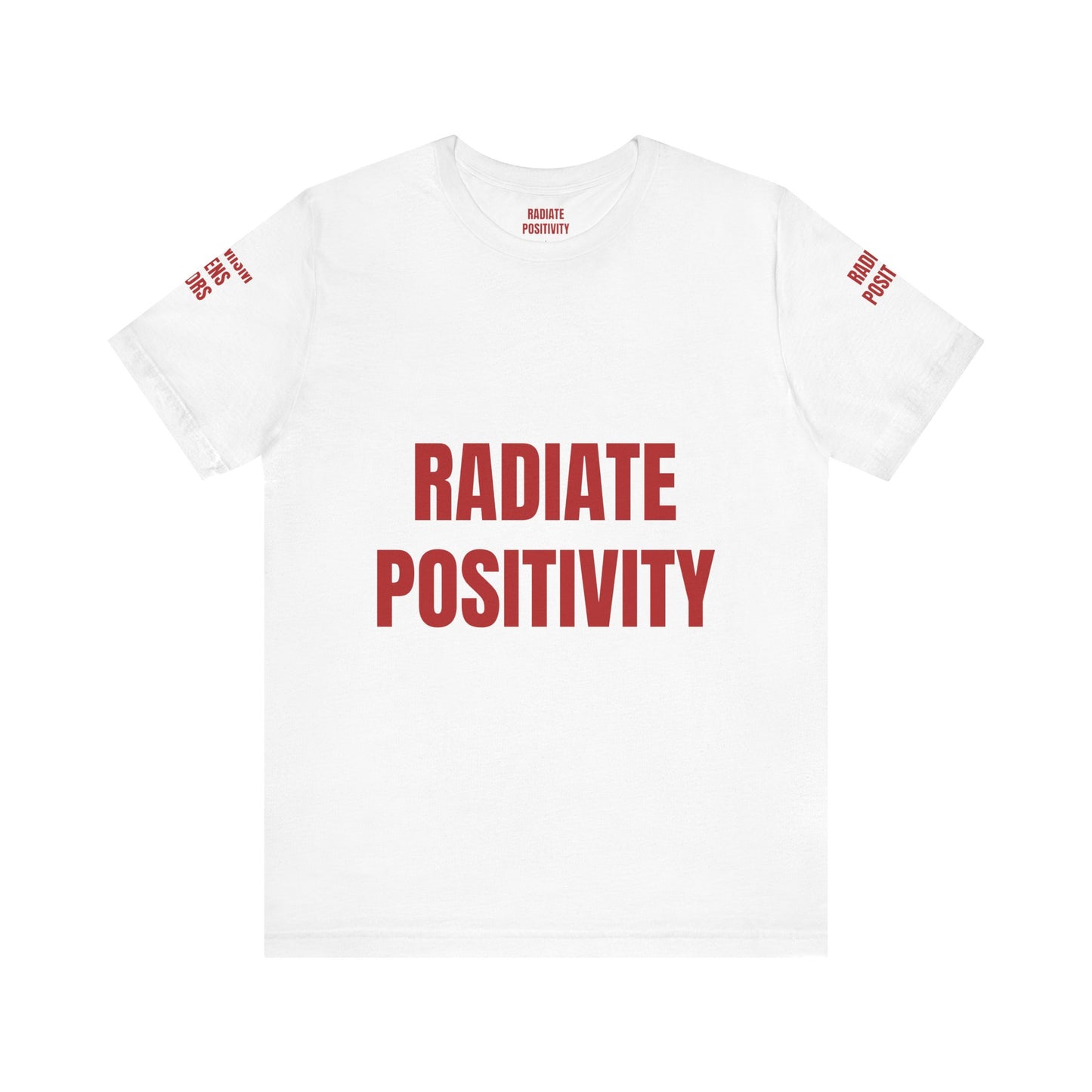 Radiate Positivity Unisex Tee, Positive Vibes T-Shirt, Optimism Graphic Shirt, Inspirational Top, Motivational Clothing, Positivity Gift
