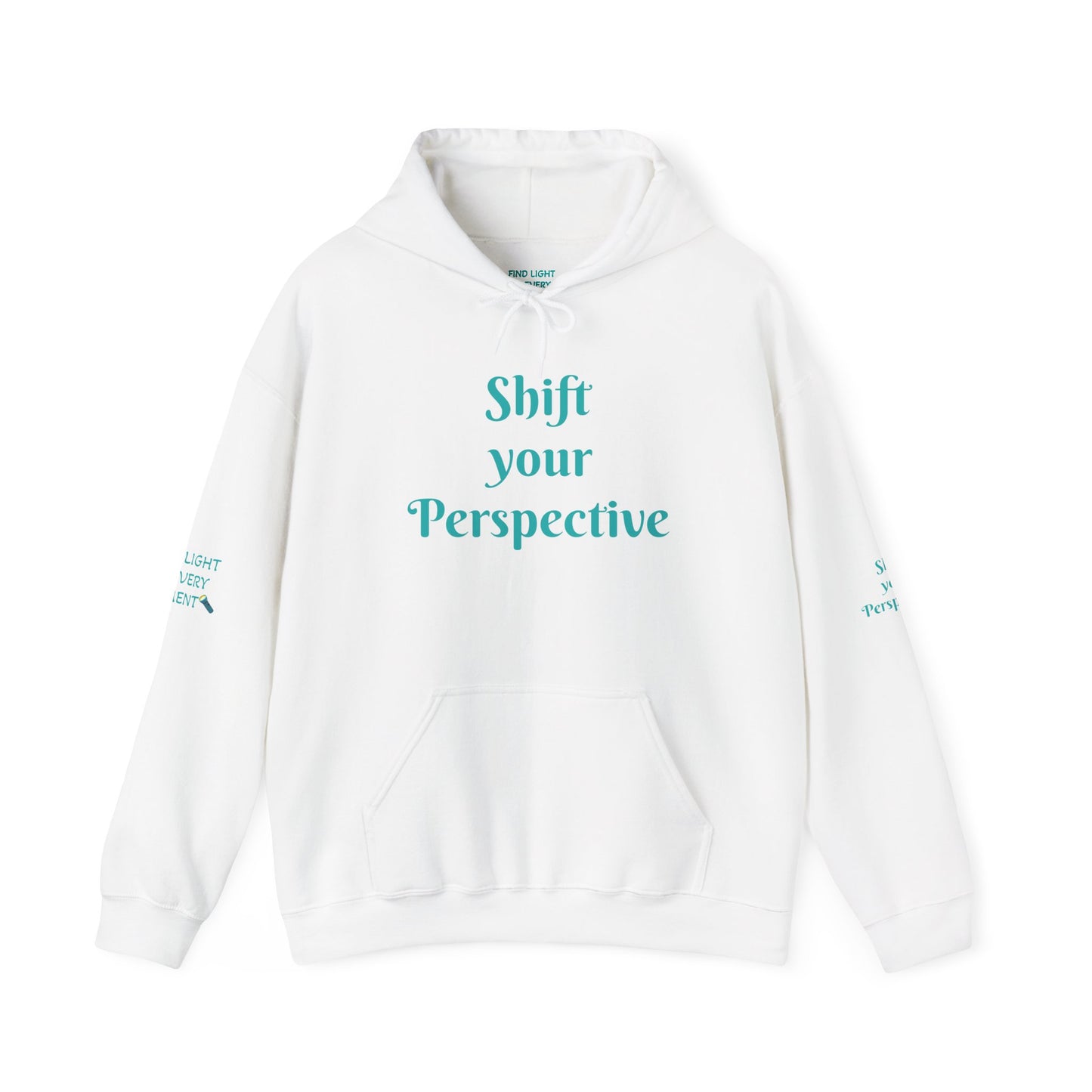 Shift Your Perspective Inspirational Hoodie, Motivational Sweatshirt, Positive Message Jumper, Mindfulness Pullover, Empowering Apparel