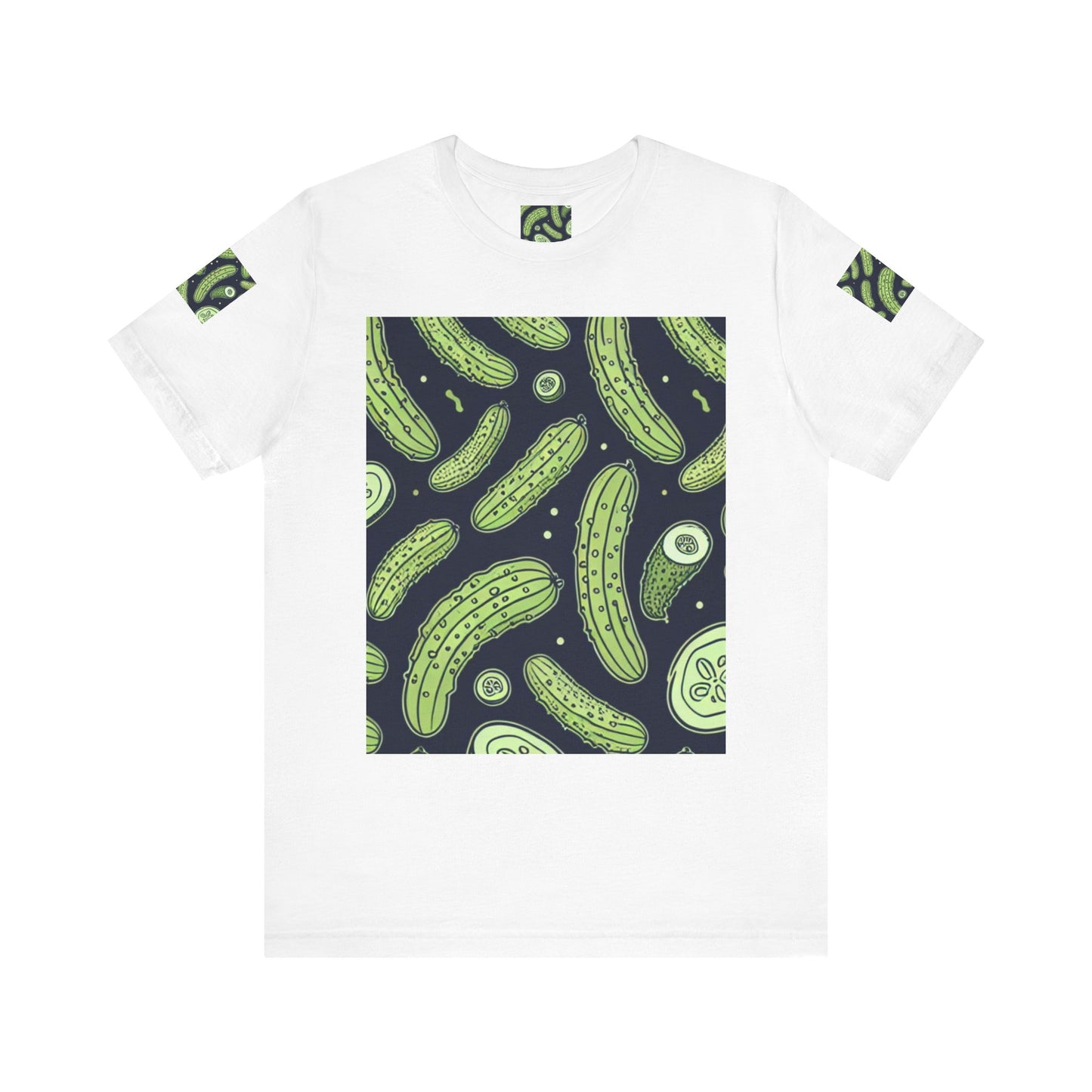 Pickle T Shirt - Funny Food Lover Unisex Jersey Short Sleeve Tee, Pickle Lover Gift, Foodie Shirt, Food Pun Tee, Green T Shirt, Food Shirt