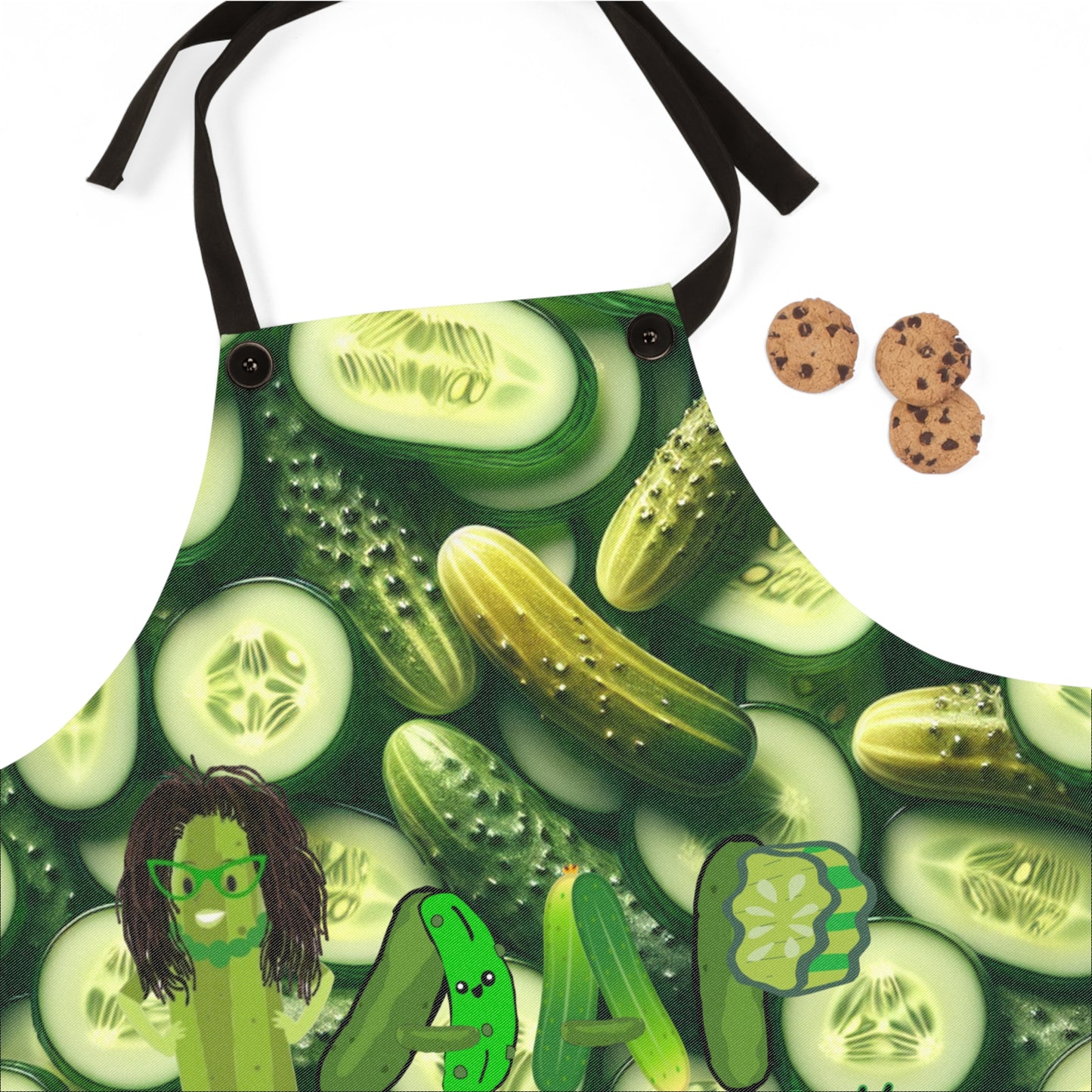 Pickle Lovers Apron, Kitchen Cooking Apron, Foodie Gift, Cooking Gift, Personalized Apron, Chef Apron