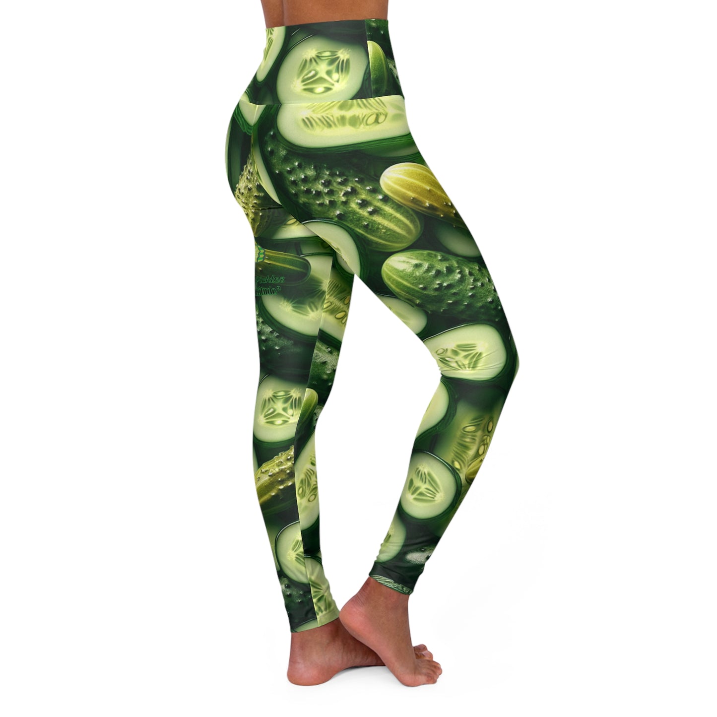 Yoga Leggings - Aliska's Amazing Pickles Leggings For Pickle Lovers