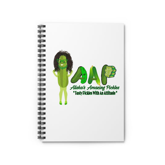 Aliska's Amazing Pickles Spiral Notebook - Ruled Line