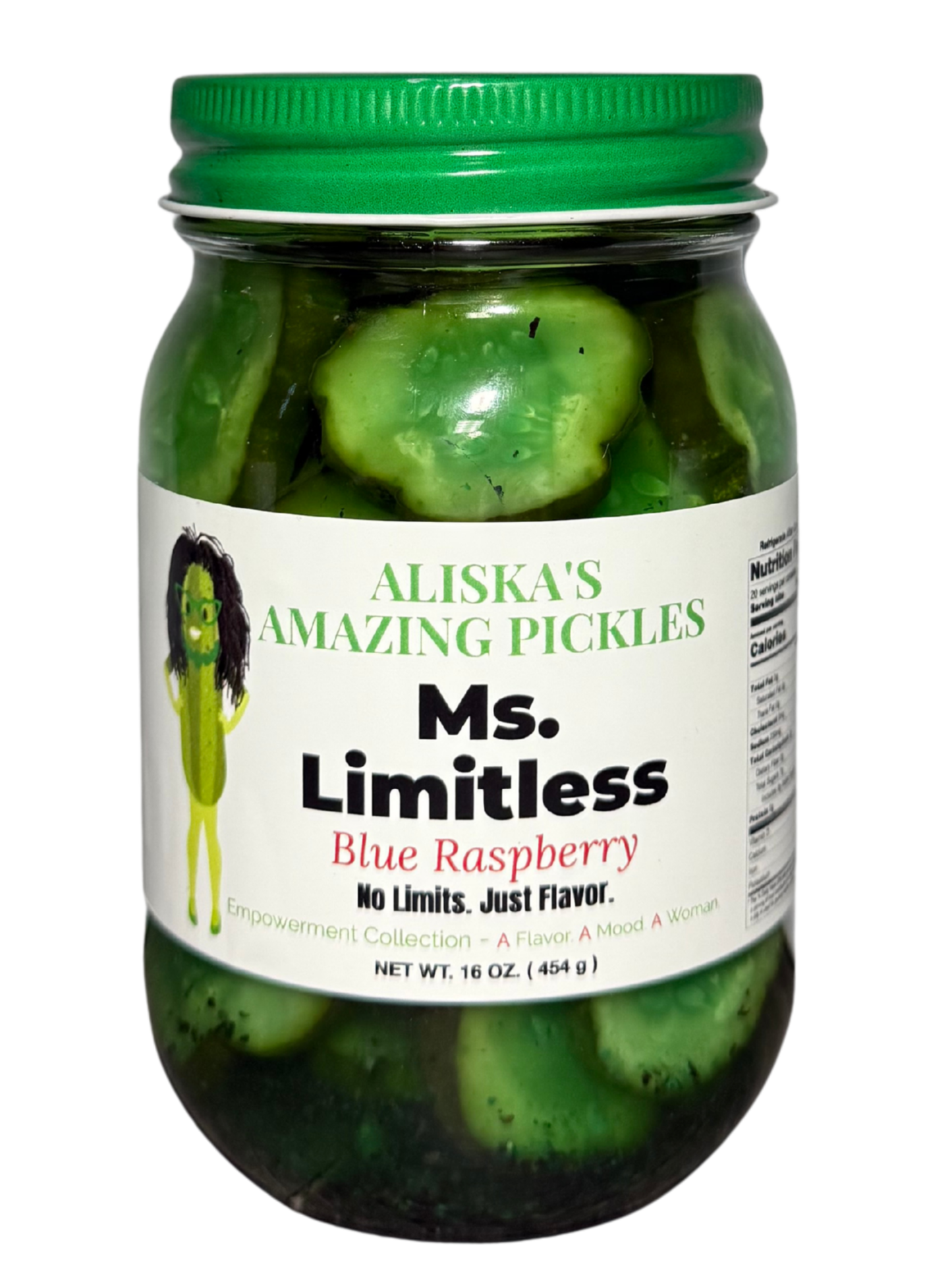 Ms. Limitless Blue Raspberry Pickles