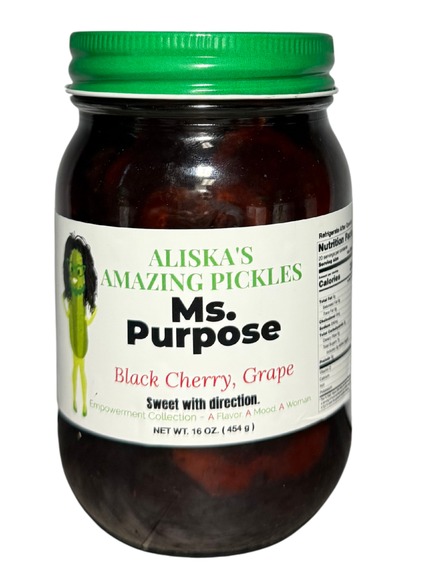 Ms. Purpose Black Cherry Grape Pickles